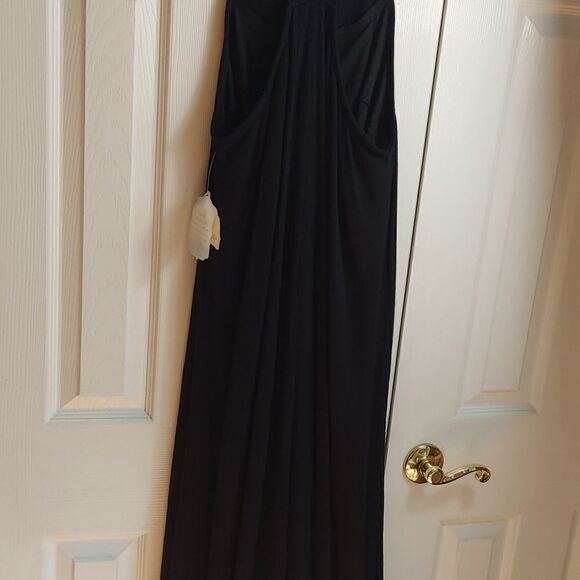 Altar'd State Black Halter Crochet Top Dress Sz S - Picture 9 of 10